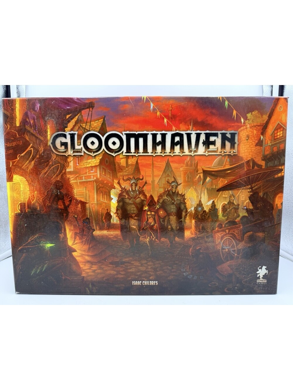 Gloomhaven Complete Board Game CPH0201 Unused Stickers Many Sealed Char Decks